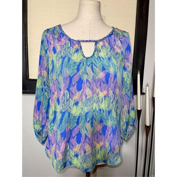 American Eagle Tropical Blouse - Medium - Picture 4 of 7